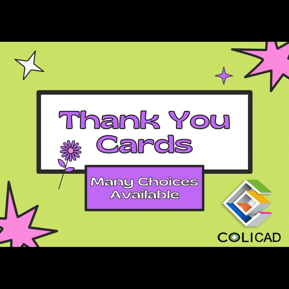 Colicad BOUTIQUE - Thank You Cards & Tags - Get 15$ Off - Many Choices Available